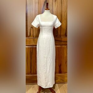 DISSH - Jamie White Linen Midi Dress - 4